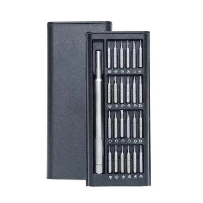 Conjunto de chave de fenda de precisão 28 em 1, chave de fenda magnética profissional , kit de ferramentas manuais para reparo p