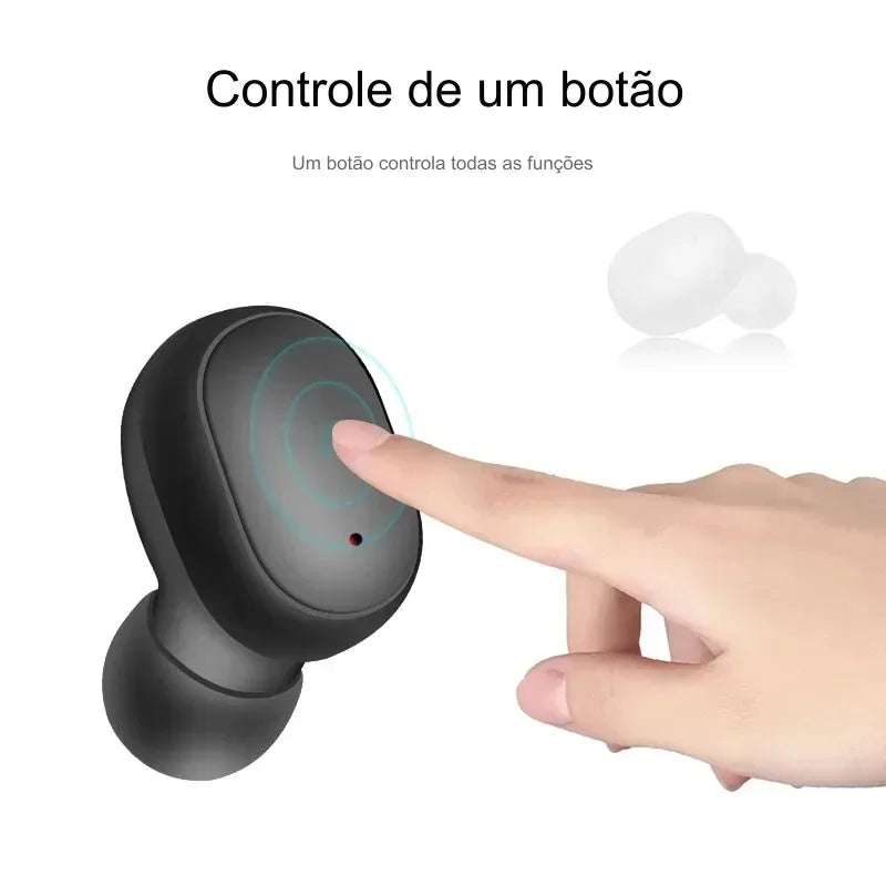 Fones de Ouvido Bluetooth Airdots – Liberdade sem Fios, Som com Qualidade!
