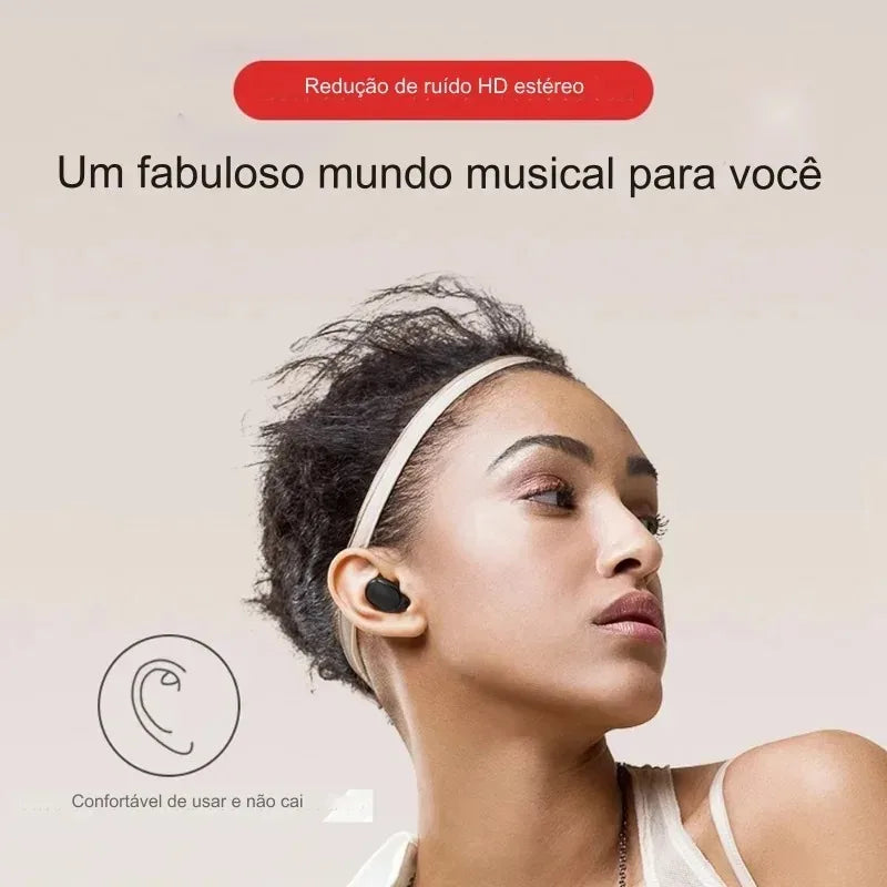 Fones de Ouvido Bluetooth Airdots – Liberdade sem Fios, Som com Qualidade!