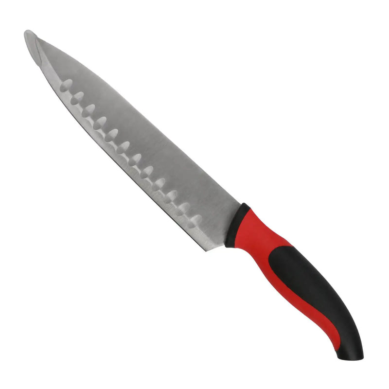 Faca Santoku Chef 8" – Aço Inoxidável Premium | Churrasco & Sushi